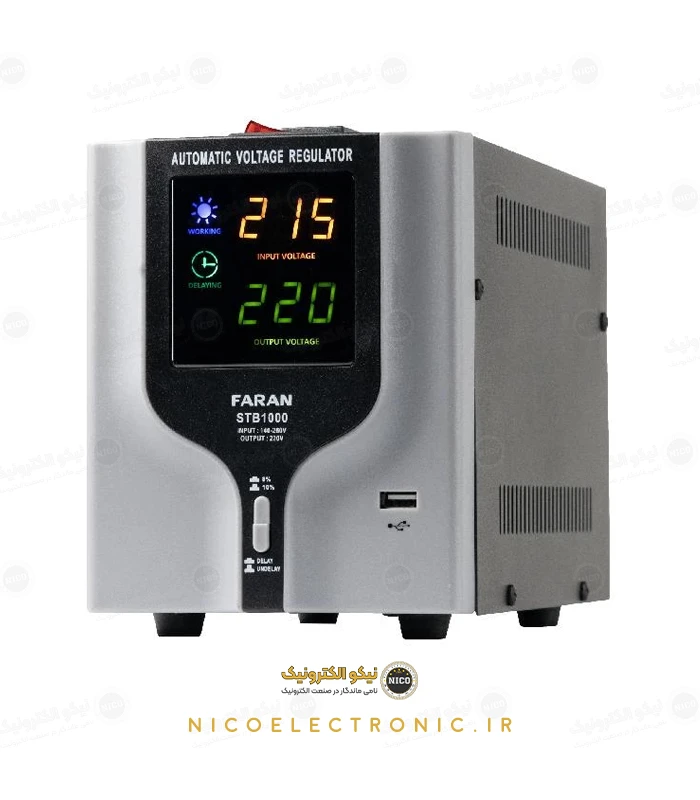 استابلایزر فاران مدل STB ظرفیت 1000 ولت آمپر